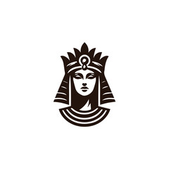 Queen cleopatra logo