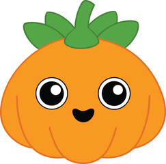 Pumpkin Critter with Leafy Fringe Hair