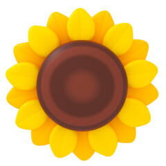 ヒマワリの花アイコン