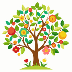 Obraz premium tree with apples