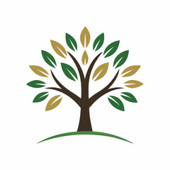 vector tree silhouette