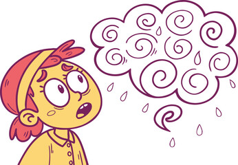 Anxiety and Overthinking Design Featuring Emotional Mental Health Themes. Artistic Anxiety and Overthinking Design Highlighting Stress and Inner Struggle. Modern Anxiety and Overthinking Design