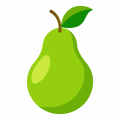 pear isolated on white