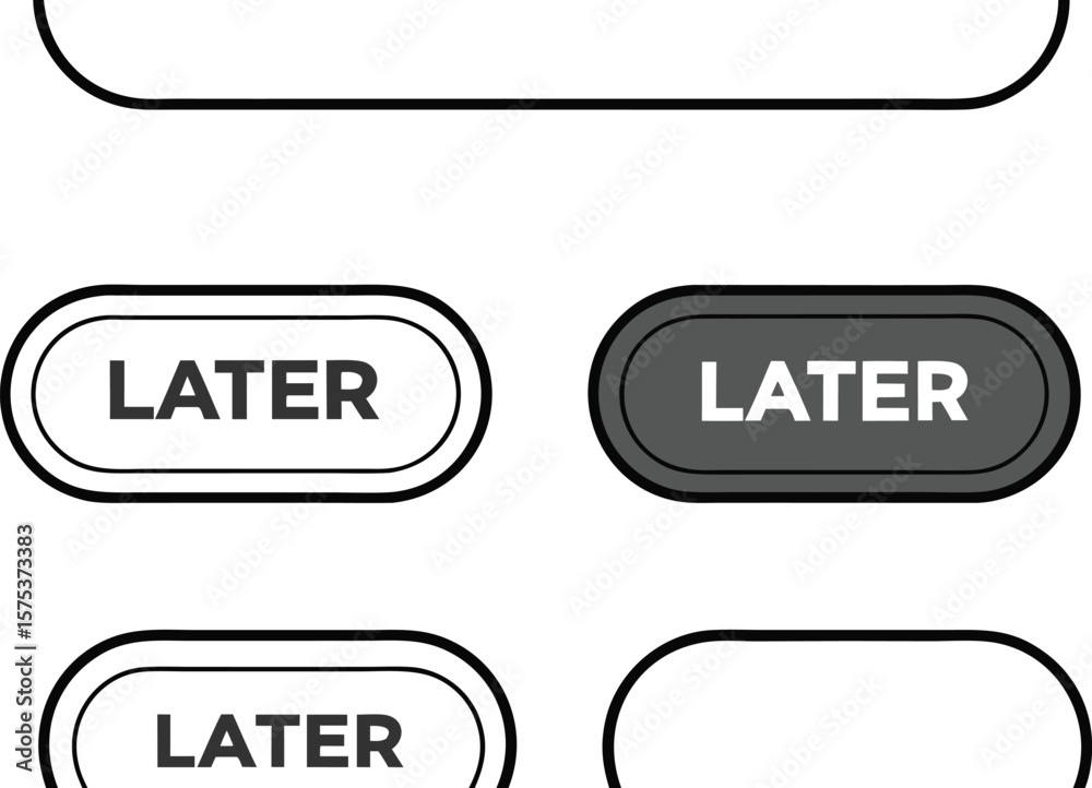 Fototapete accept and decline button. agree disagree to terms and condition. colourful buttons with tick and cr