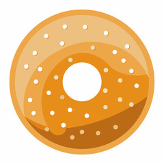 donut isolated on white background