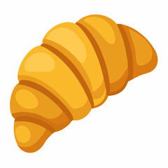 vector illustration of croissant