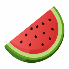 watermelon vector illustration