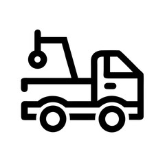 tow truck transport icon