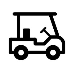 golf cart transport icon