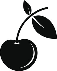 cherry Black silhouette