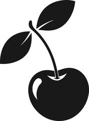 cherry Black silhouette