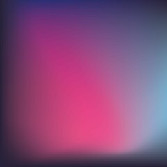 Fototapeta premium Composition of pink and blue shapes on blue background