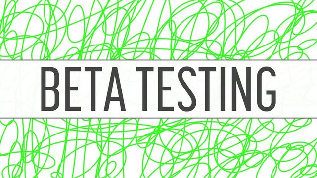 Beta Testing Colorful Scribble Frames Changing Horizontal Box Text 