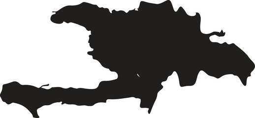 Hispaniola political map, also San Domingo. Haiti and Dominican Republic with capitals Port-au-Prince and Santo Domingo, in the Caribbean island group.  © crea8ive