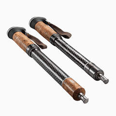 Obraz premium Pair of Premium Carbon Fiber Trekking Poles with