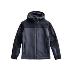 Men's Softshell Hooded Jacket - Durable,