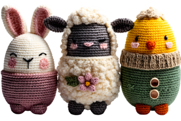 Cute newborn crochet shoes in light pink with rounded toe and detailed stitching, isolated on transparent background