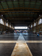 Interior of central railway station in Zurich