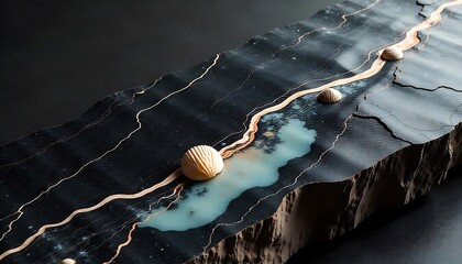 Luxury Fossil Marble – Black & Slate Tones with Embedded Shell Fragments

Premium Fossil Marble Surface – Dark Stone with Natural Shell Inlays

Elegant Black Fossil Marble – Slate Textures with Organi