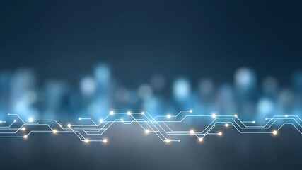 Hologram bank and connecting technology, symbolizing futuristic finance, digital banking, and seamless connectivity. - Powered by Adobe