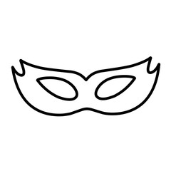 Eye mask line vector