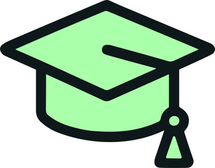 Graduation Cap Icon for Academic Success
