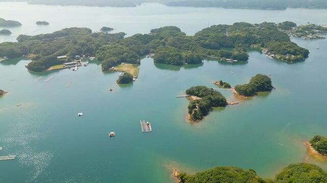 Crystal Clear Waters and Islands of Ago Bay, Ise-Shima, Japan &ndash; 4K Aerial Footage
Discover the breathtaking beauty of Ago Bay in Ise-Shima, Mie Prefecture, Japan, captured in stunning 4K aerial footag