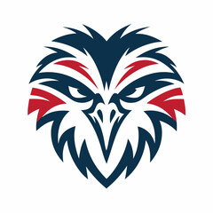 Abstract Eagle Head Logo Vector.
