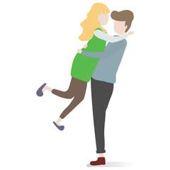 silhouette of peoples