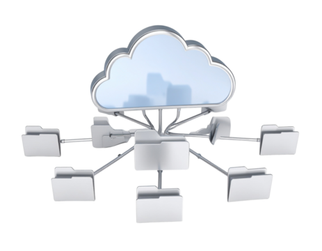 Crisp digital render symbolizing convenient and accessible document storage in the ex