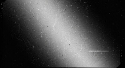 Old movie frame texture in grayscale with noise distortion, used in grunge album covers, nostalgic posters and zines