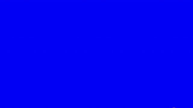 fresh lemons burst on bluescreen