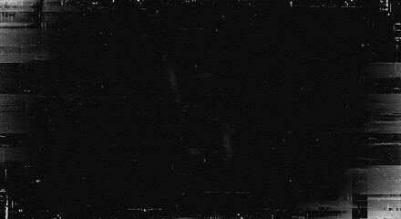 Old movie frame texture in grayscale with noise distortion, styled for underground magazine graphics and music visuals