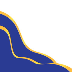 Golden Blue Certificate Corner 