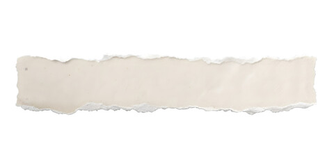 Fototapeta premium Torn Piece of Paper on Transparent Background