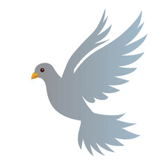 Obraz premium flying dove art illustration