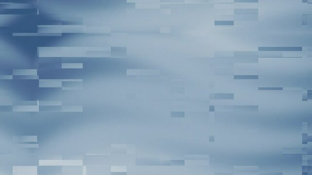 流動的な青色の抽象的背景、ぼかしと矩形のパターン