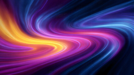 Obraz premium Abstract Swirl of Colors: An abstract illustration of vibrant colors swirling and blending, creating a mesmerizing and dynamic visual effect.