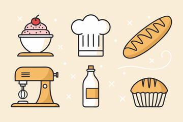 Spectacular Minimal Tart Mixer Chef Hat - Bold and Striking Visual Story Great for Editorial Content