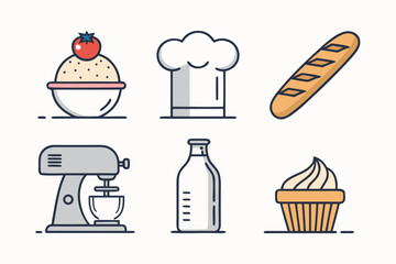 Gorgeous Minimal Tart Mixer Chef Hat - Serene and Peaceful Visual Story Great for Advertising Campai