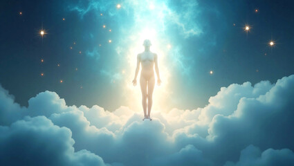 Naklejka premium 体外離脱