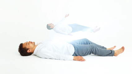 Fototapeta premium 体外離脱