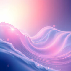 Ethereal Flowing Waves of Light abstract background