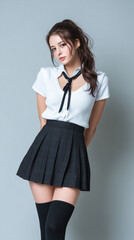  美女, 女性, 美しい, 顔, モデル, 日本, 韓国, 中国, アジア, カフェ, ファッション