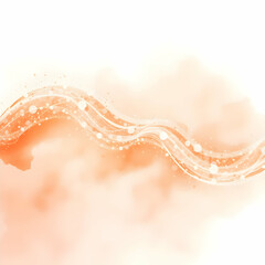 Flowing light particles wave abstract background