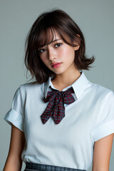  美女, 女性, 美しい, 顔, モデル, 日本, 韓国, 中国, アジア, カフェ, ファッション