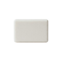 White bar of soap for hygiene