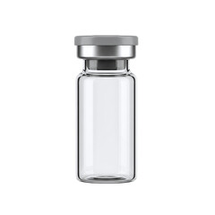 Empty glass medical vial for vaccine