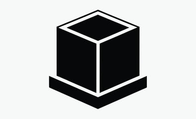 Concrete cinder block icon, concrete wall symbol, construction element vector, transparent vector isolated 