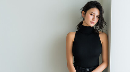 美女, 女性, 美しい, 顔, モデル, 日本, 韓国, 中国, アジア, カフェ, ファッション, 